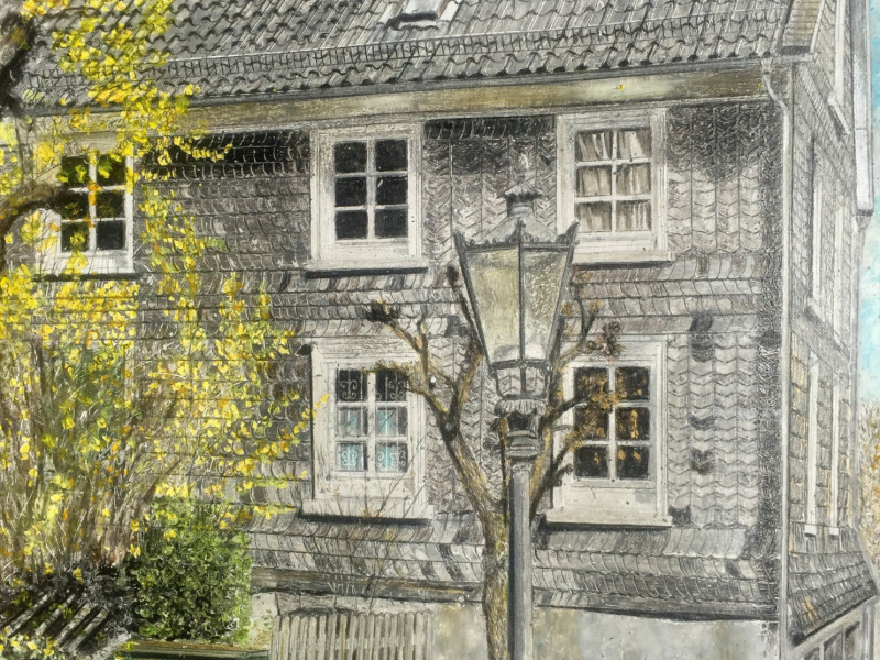 Bergisches Schieferhaus in H&uuml;ckeswagen (Islandstra&szlig;e)