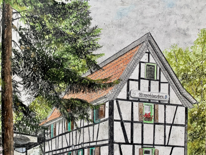 Das Winzerh&auml;uschen am Drachenfels