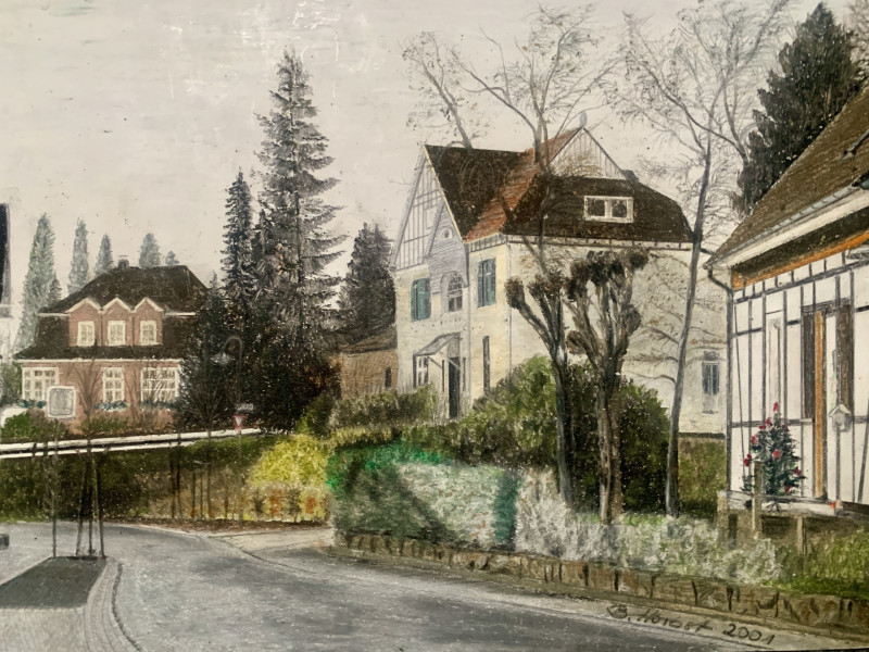 Ortseinfahrt Wermelskirchen-Dh&uuml;nn